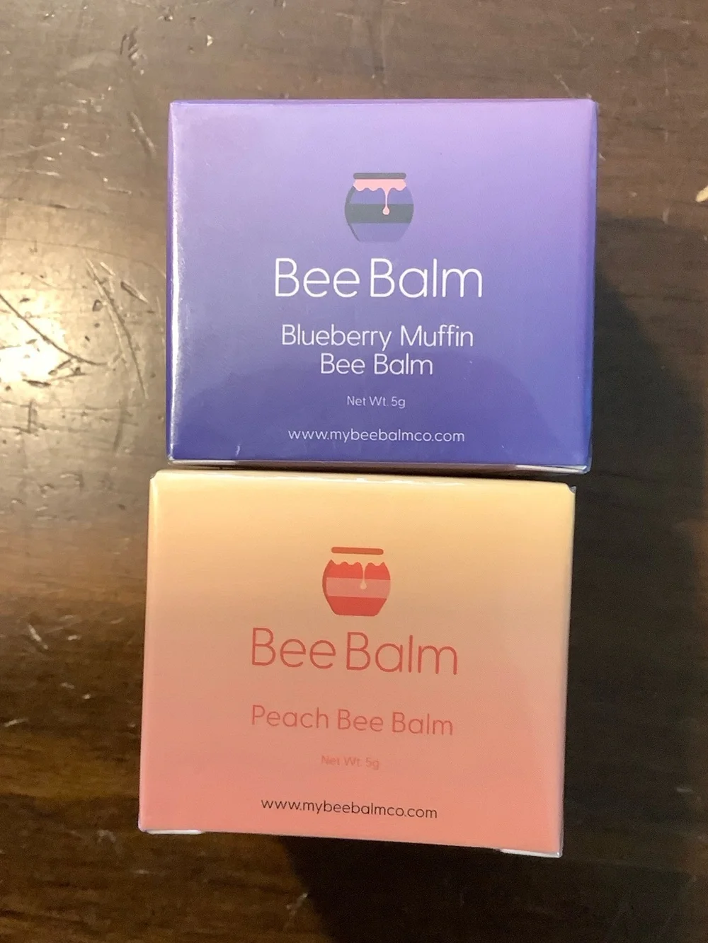 Duo Lip Care - Peach & Blueberry Muffin